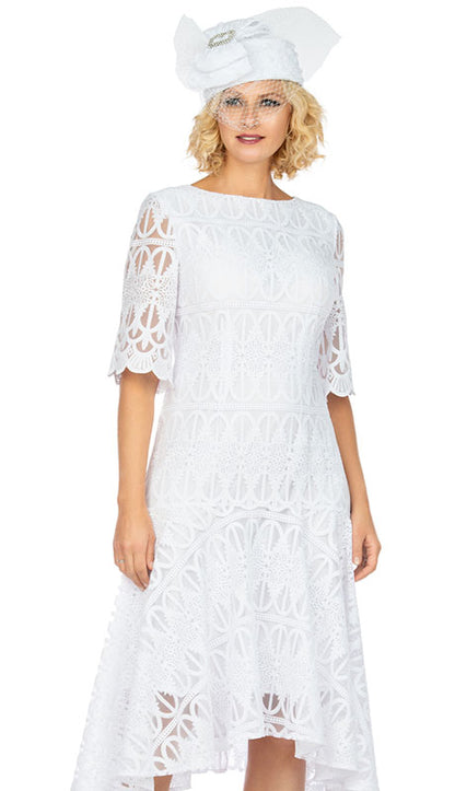 Giovanna D1525-WHT Church Dress