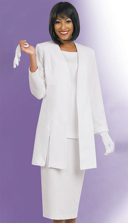 Ben Marc 2296-WHT-CO Church Usher Suit