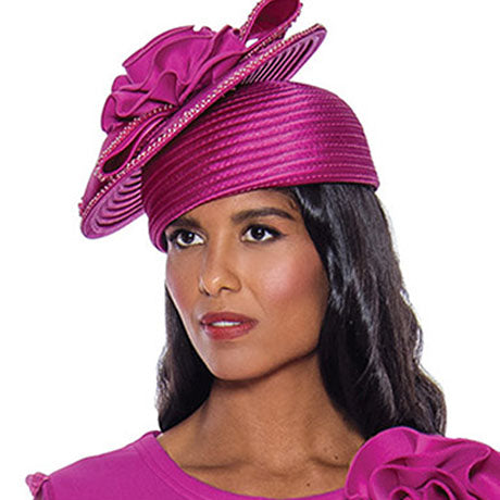 Stellar Looks SL1552-PUR-IH Church Hat